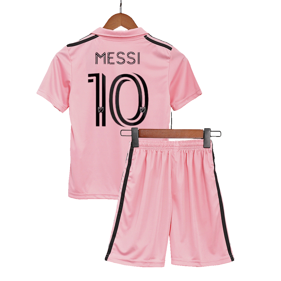 kit enfant MESSI #10 Inter Miami CF 2023 domicile rose