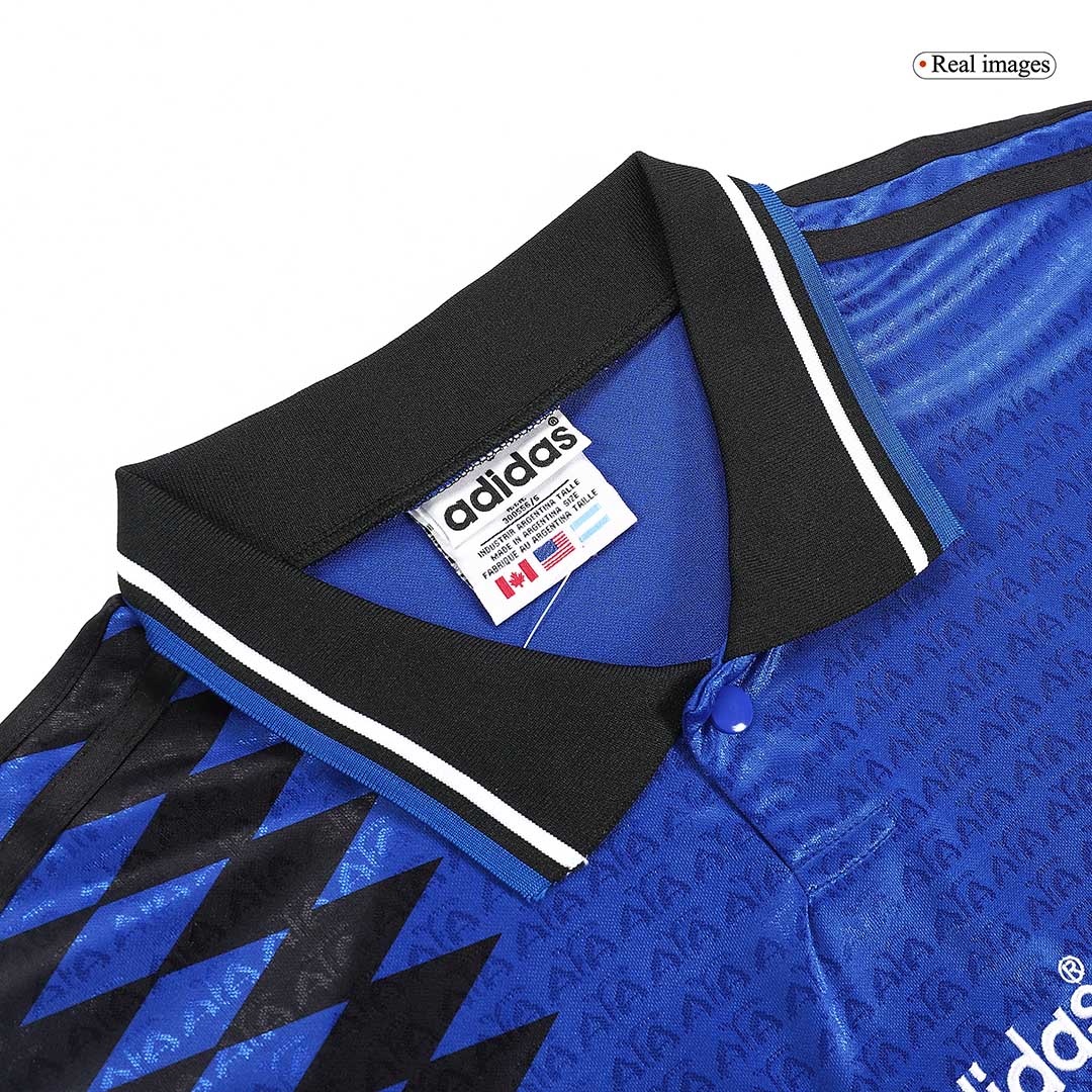 maillot Argentina 1994 extérieur bleu Retro