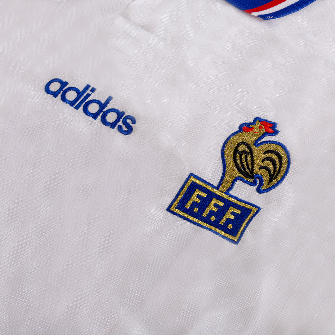 maillot France 1994 extérieur blanc Retro