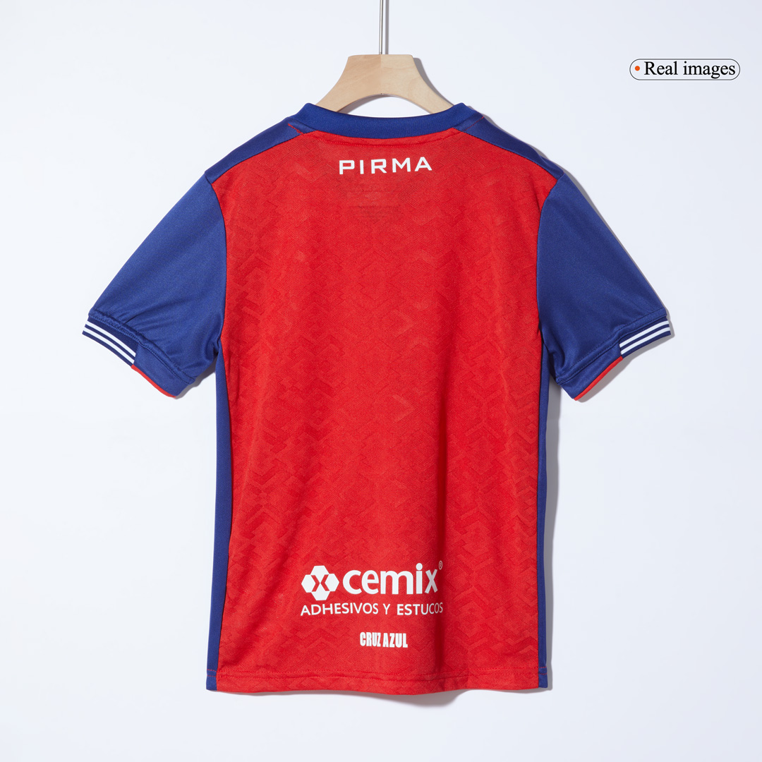 kit enfant Cruz Azul 2024/25 troisième rouge