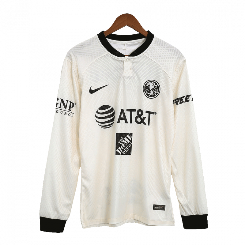 Club America 2022/23 Troisième Crème Player Version manches longues Jersey