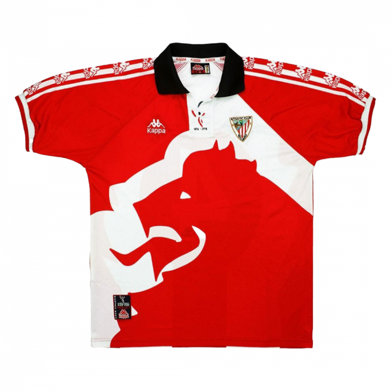 maillot Athletic Club de Bilbao 1997/98 domicile rouge Retro