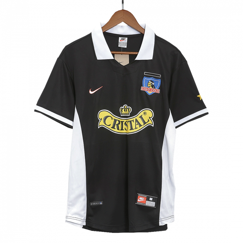 maillot Colo Colo 1998 extérieur noir Retro