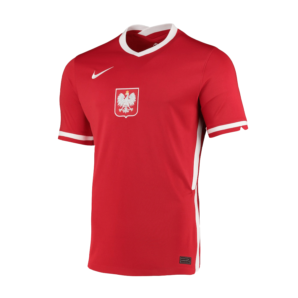 maillot Poland 2020 extérieur rouge
