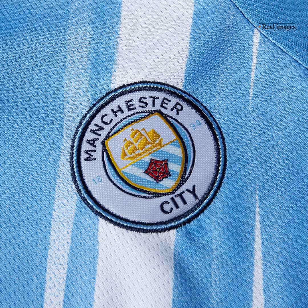 kit enfant Manchester City 2025/26 domicile bleu