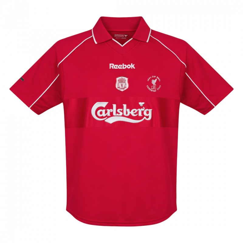maillot Liverpool 2000/01 domicile rouge Retro