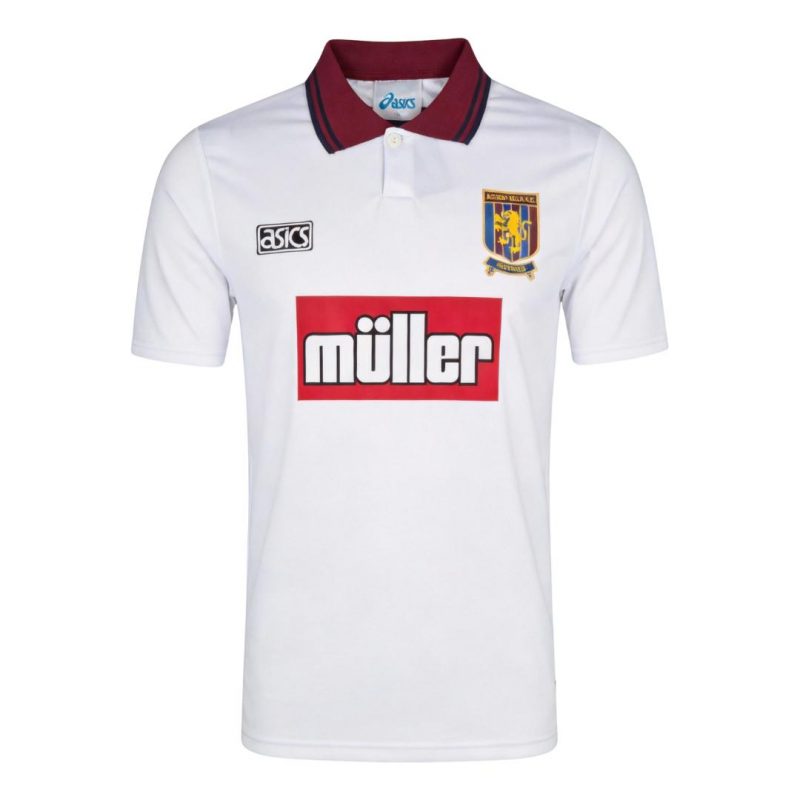 maillot Aston Villa 1994/95 troisième blanc Retro