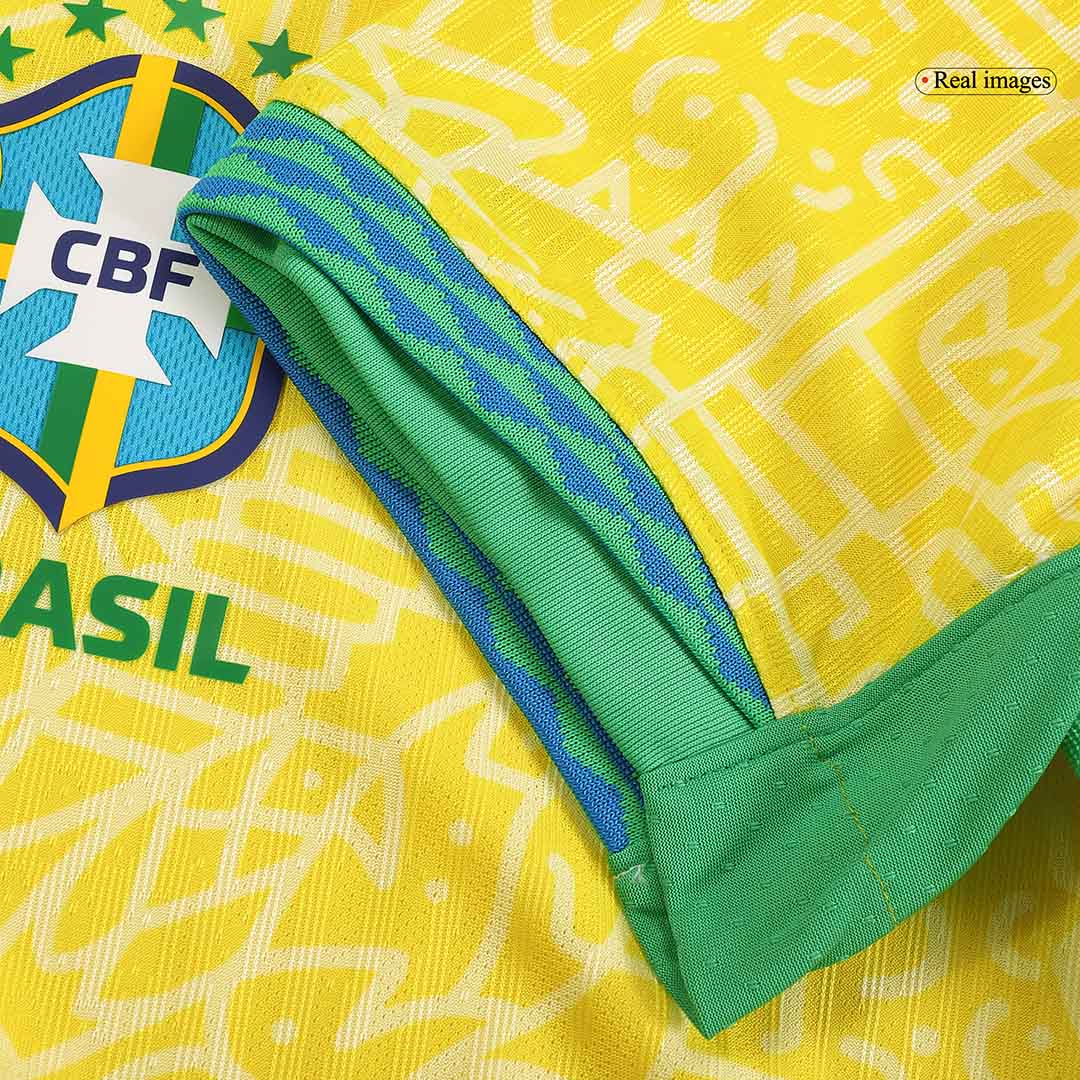 maillot Brazil 2024 domicile jaune Player Version
