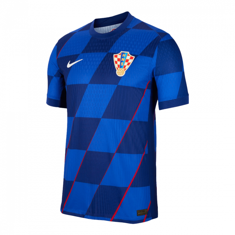 maillot Croatia 2024 extérieur bleu Player Version