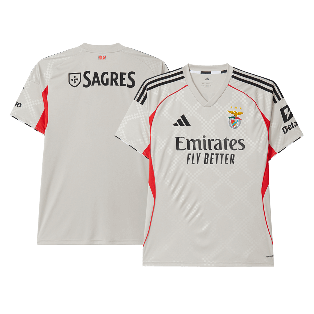 Benfica 2025/26 extérieur Beige Jersey