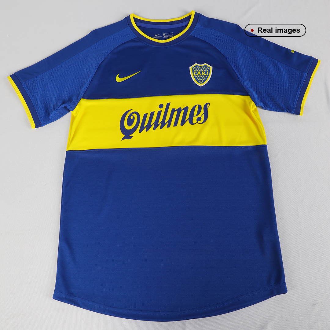 maillot Boca Juniors 2000/01 domicile bleu Retro