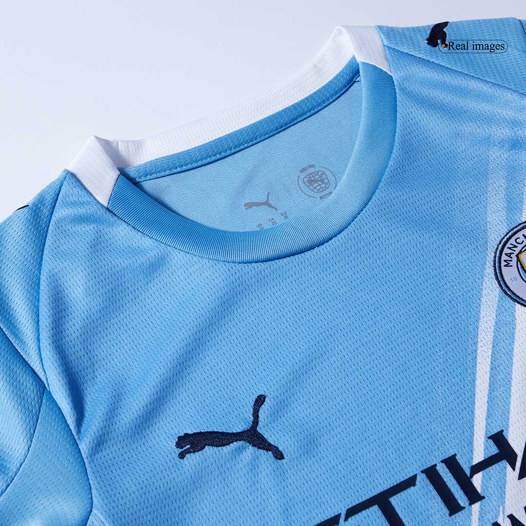 kit enfant Manchester City 2025/26 domicile bleu