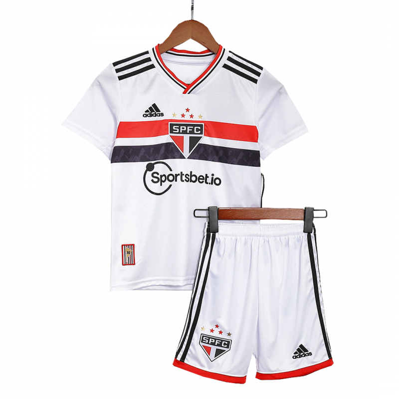 kit enfant Sao Paulo FC 2022/23 domicile blanc