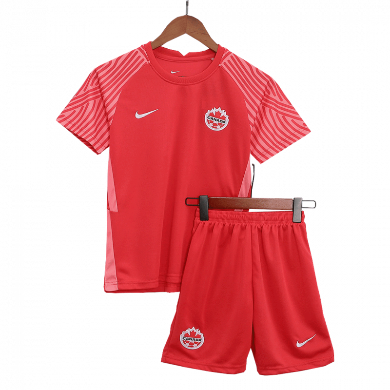 kit enfant Canada 2022 domicile rouge
