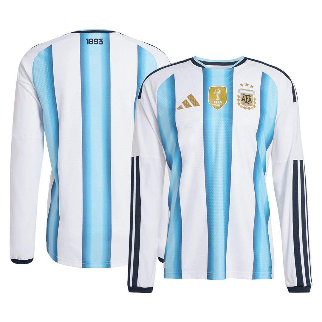 maillot Argentina 2026 domicile blanc Player Version manches longues