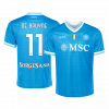 maillot DE BRUYNE #11 Napoli 2025/26 domicile bleu