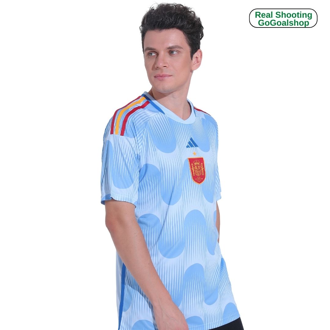 maillot Spain 2022 extérieur bleu