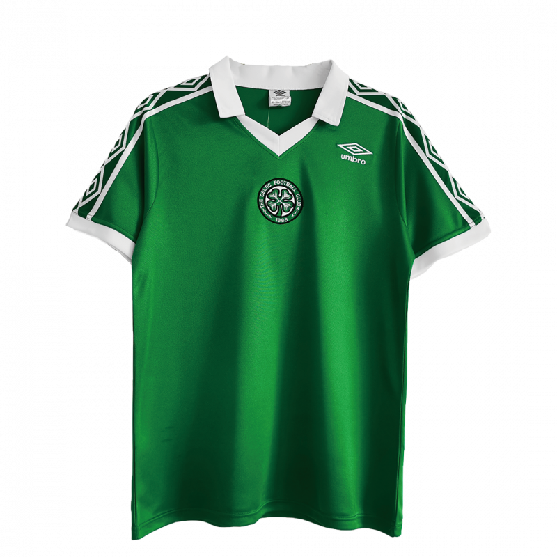 maillot Celtic 1980 extérieur vert Retro