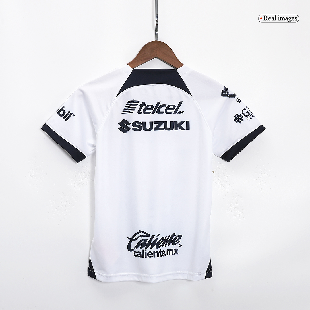 kit enfant Pumas UNAM 2023/24 domicile blanc
