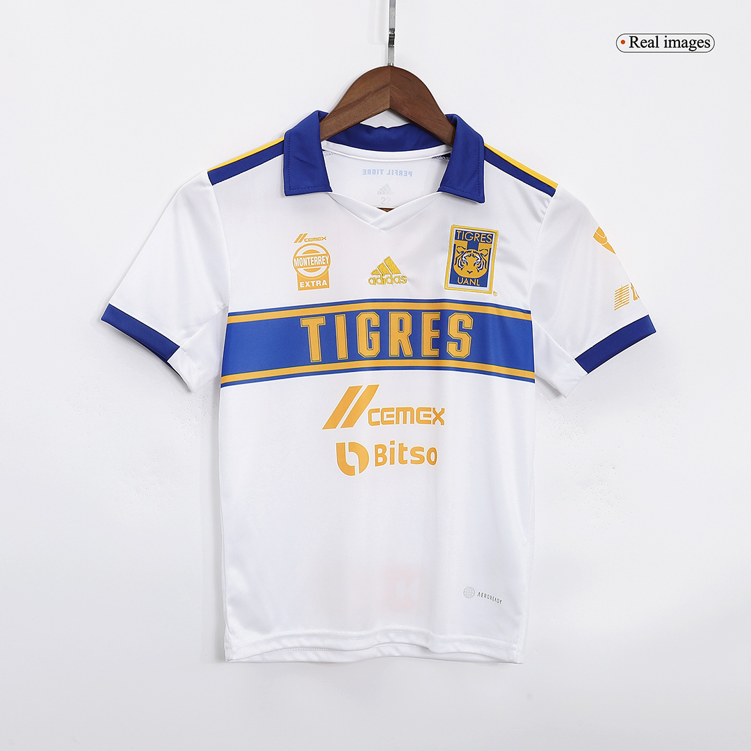 kit enfant Tigres UANL 2022/23 troisième blanc