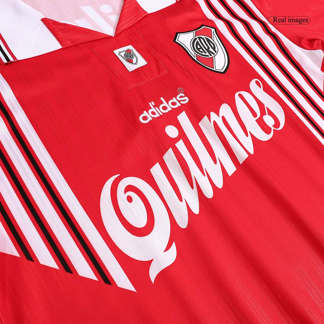 maillot River Plate 1996/97 extérieur rouge Retro