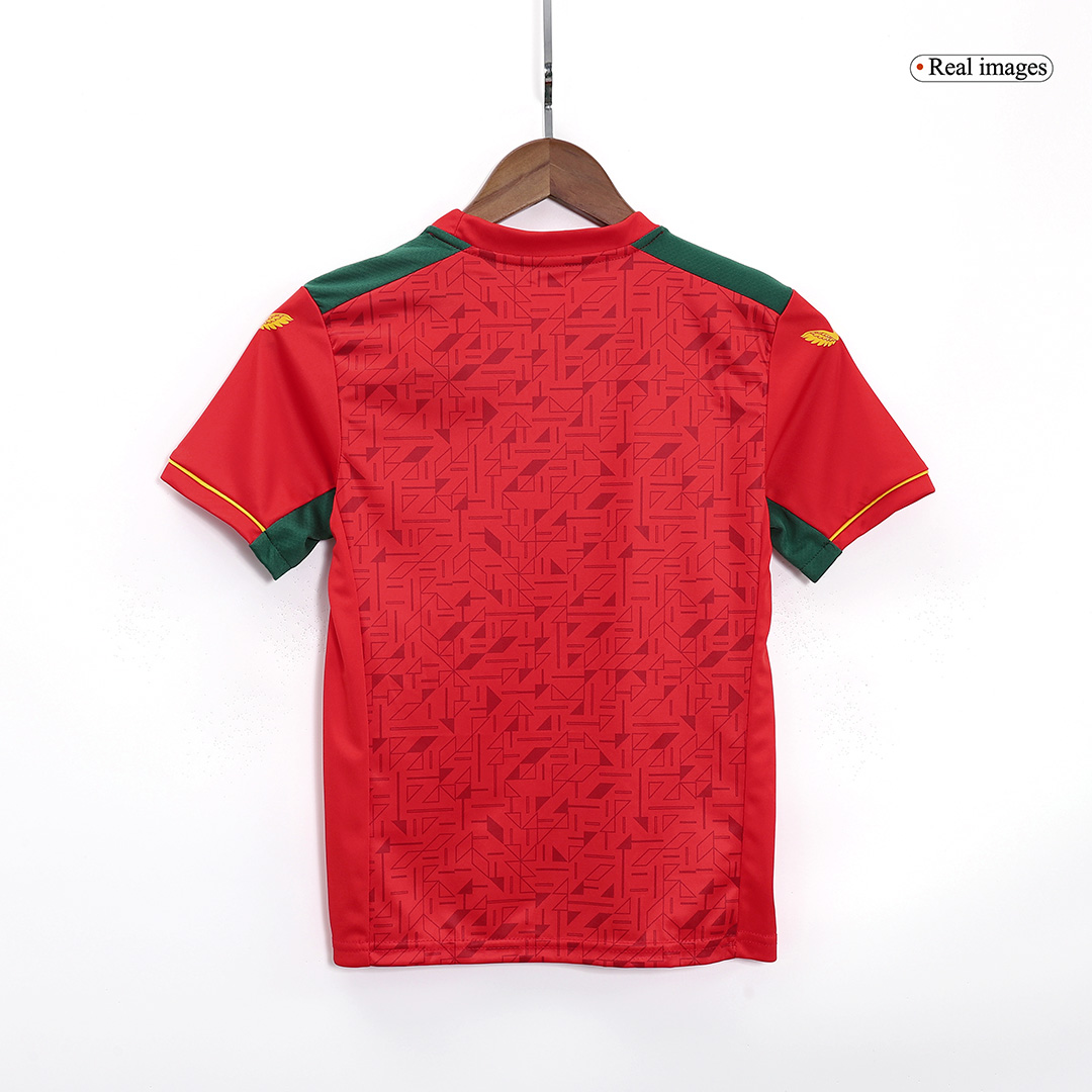 kit enfant Wolverhampton Wanderers 2023/24 extérieur rouge