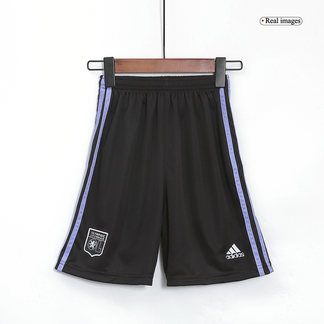 kit enfant Olympique Lyonnais 2022/23 troisième noir