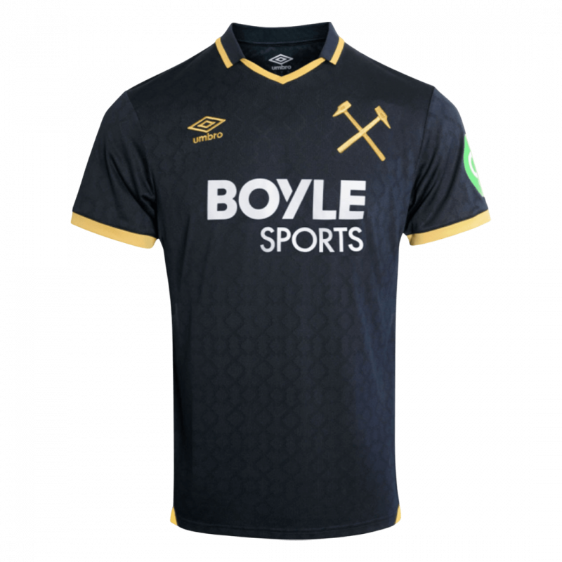 maillot West Ham United 2025/26 troisième noir