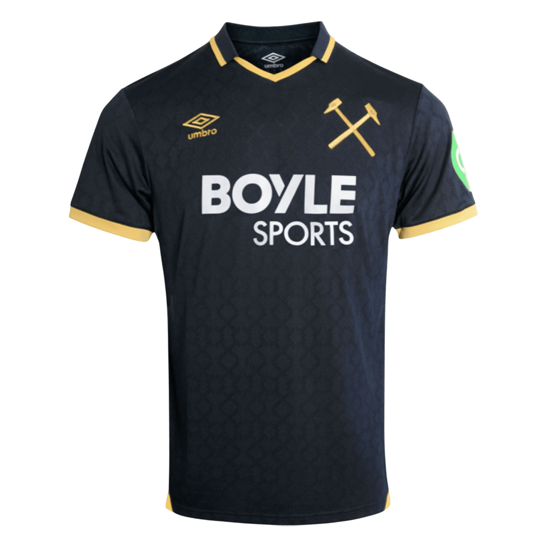 maillot West Ham United 2025/26 troisième noir