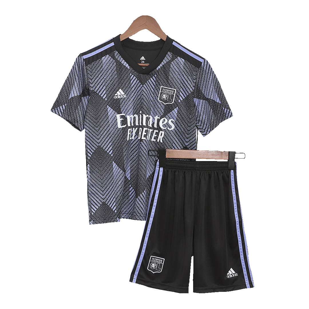 kit enfant Olympique Lyonnais 2022/23 troisième noir