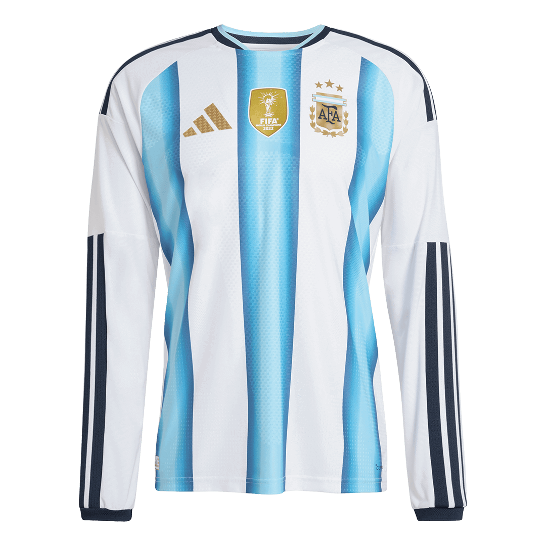 maillot Argentina 2026 domicile blanc Player Version manches longues