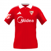 maillot Sevilla 2025/26 extérieur rouge