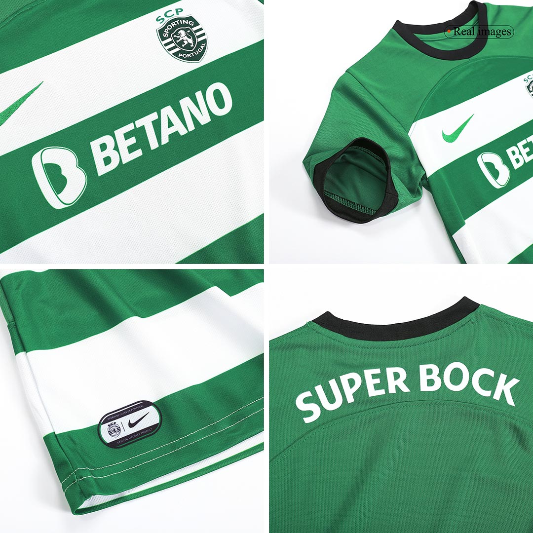 kit enfant Sporting CP 2023/24 domicile blanc