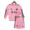 Inter Miami CF 2023/24 domicile Pink manches longues Kids Kit
