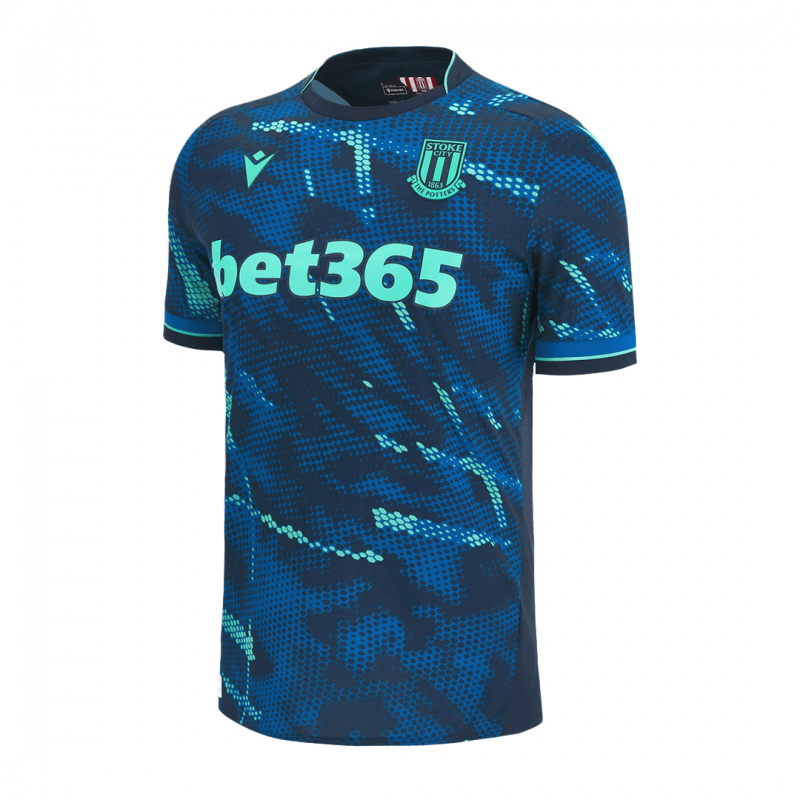 maillot Stoke City 2023/24 extérieur bleu