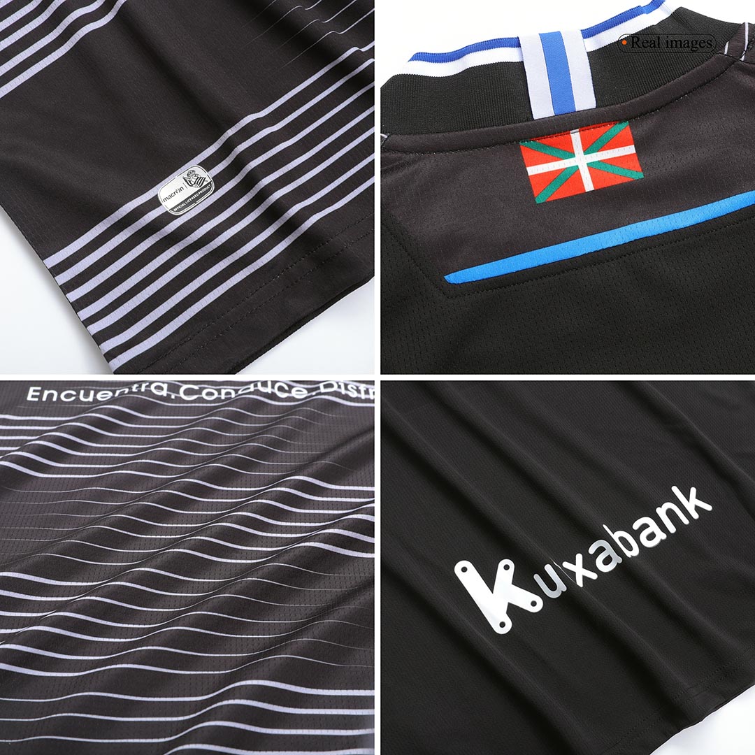 maillot Real Sociedad 2022/23 extérieur noir