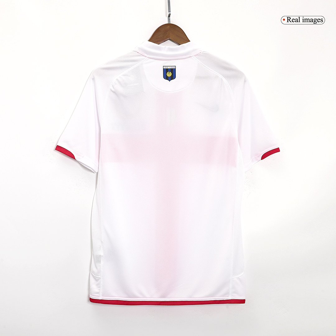 maillot Inter Milan 2007/08 extérieur blanc Retro