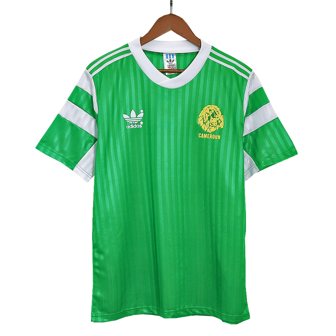 maillot Cameroon 1990 domicile vert Retro