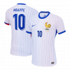 maillot MBAPPE #10 France 2024 extérieur blanc Player Version