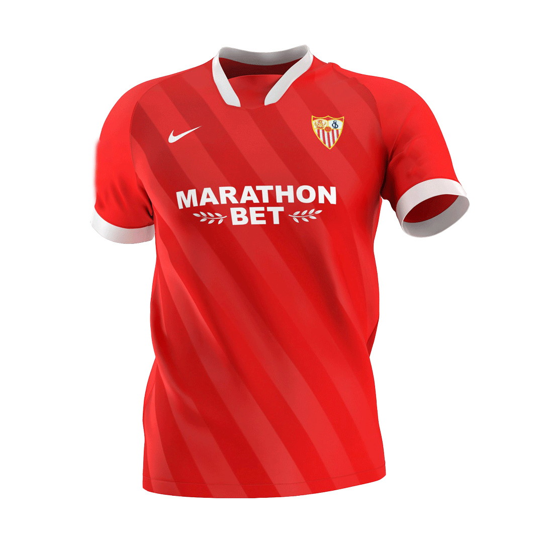 maillot Sevilla 2020/21 extérieur rouge