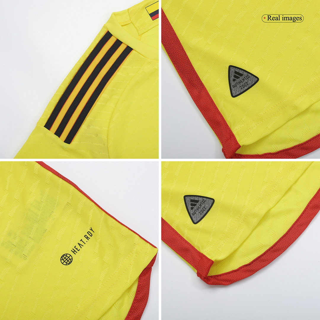 maillot Colombia 2022 domicile jaune Player Version