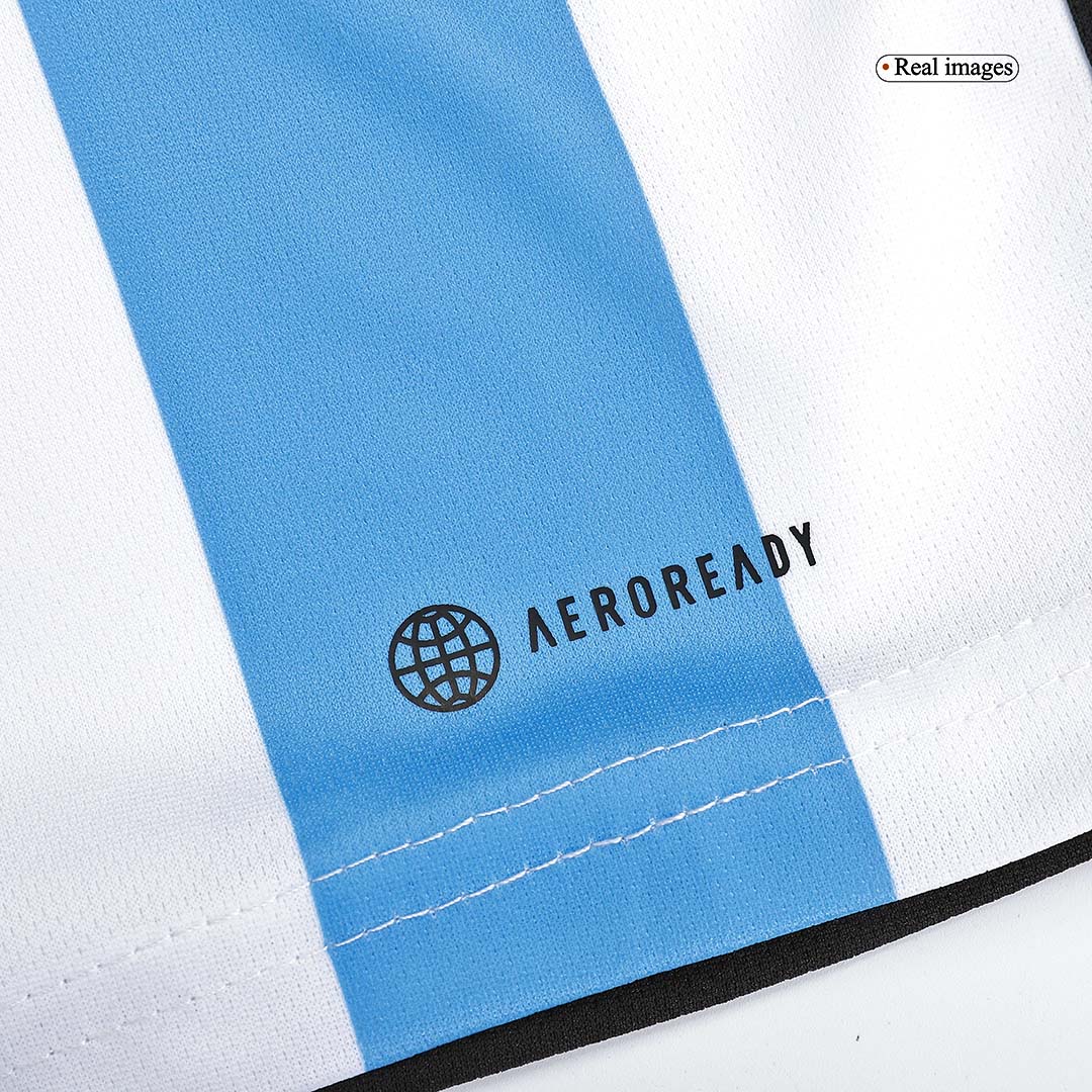 Argentina 2022 domicile White trois étoiles Kids Kit