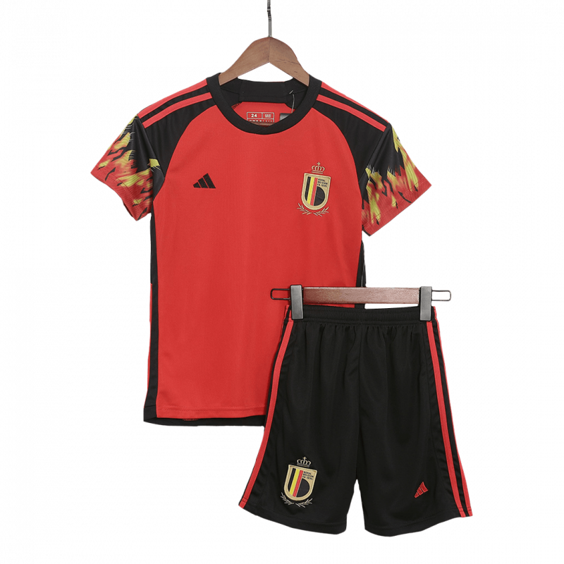 kit enfant Belgium 2022 domicile rouge