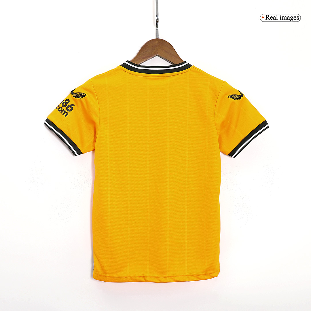kit enfant Wolverhampton Wanderers 2023/24 domicile jaune