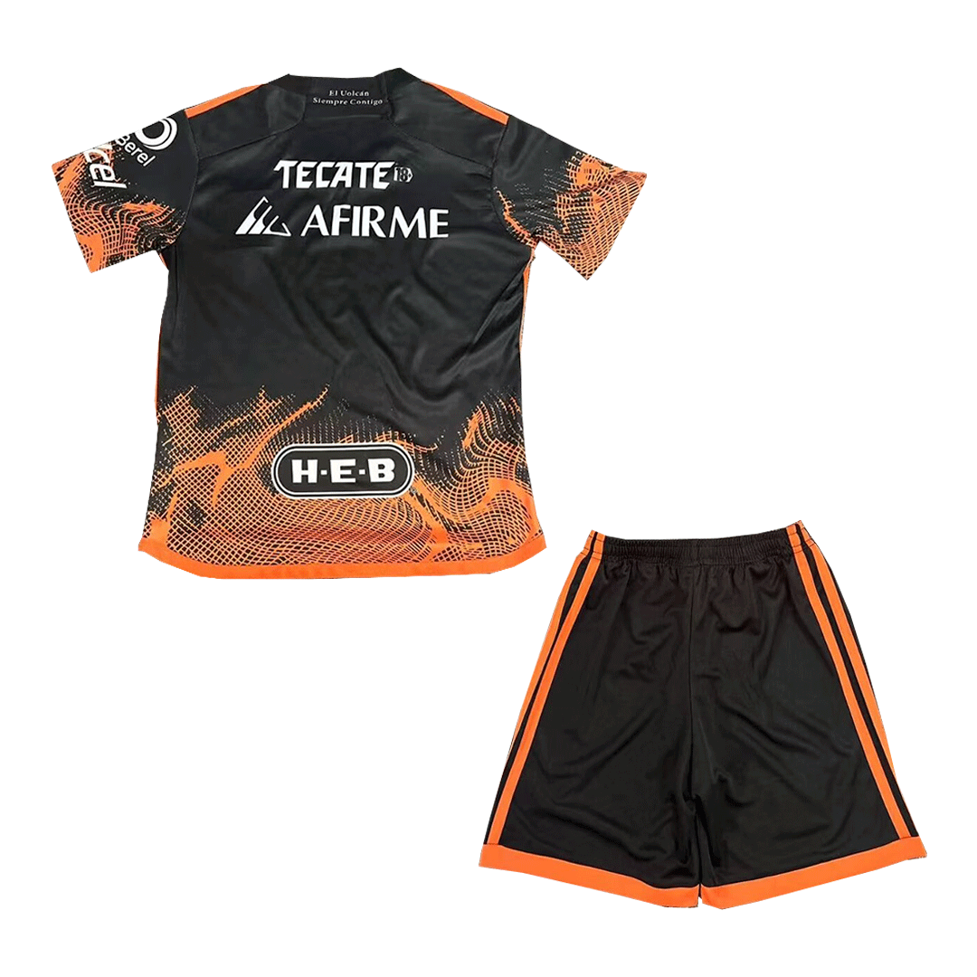 kit enfant Tigres UANL 2023/24 troisième orange