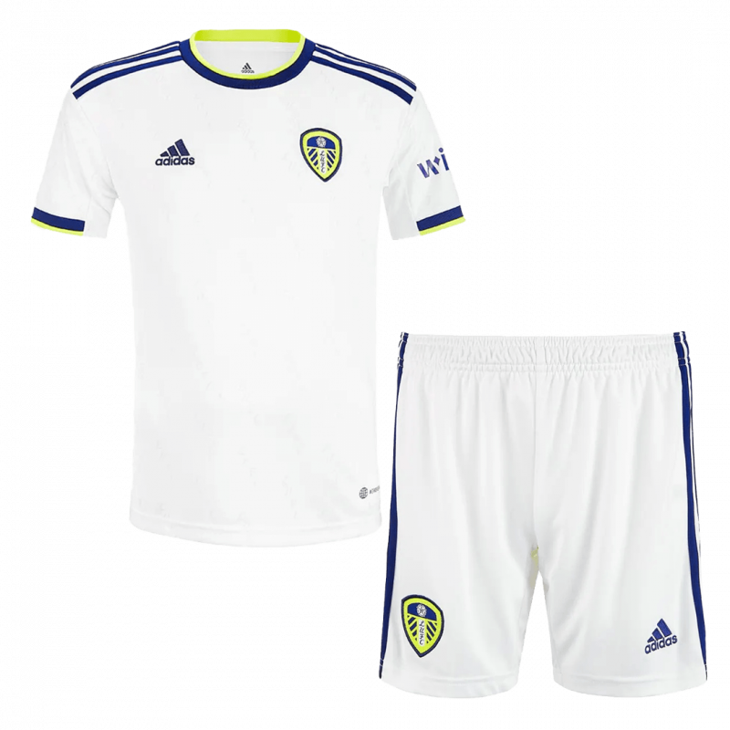 kit enfant Leeds United 2022/23 domicile blanc