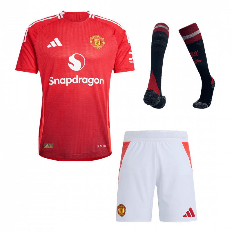 Manchester United 2024/25 domicile Red Player Version ensemble de football