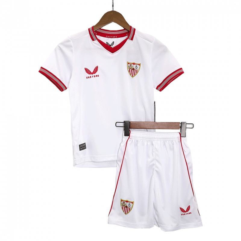 kit enfant Sevilla 2023/24 domicile blanc