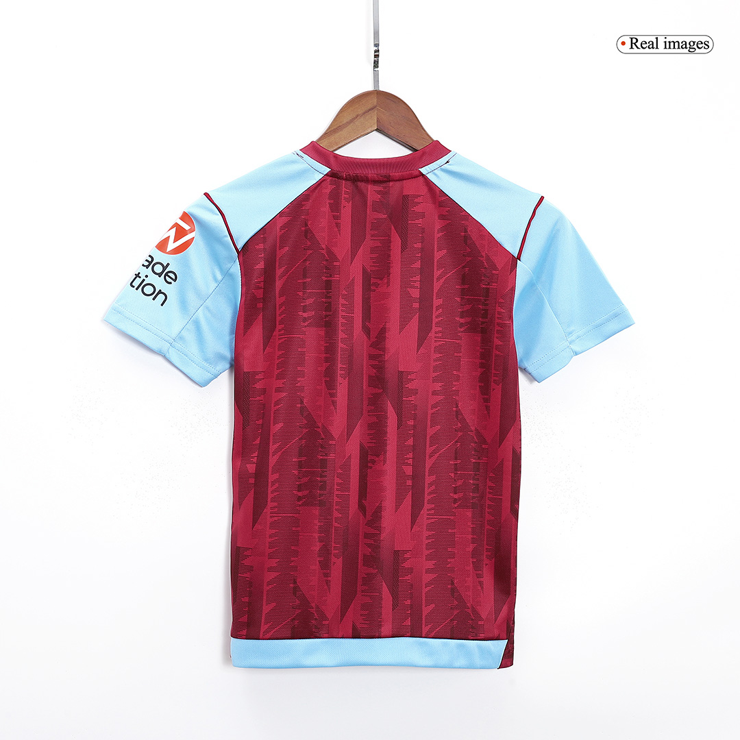 kit enfant Aston Villa 2023/24 domicile rouge
