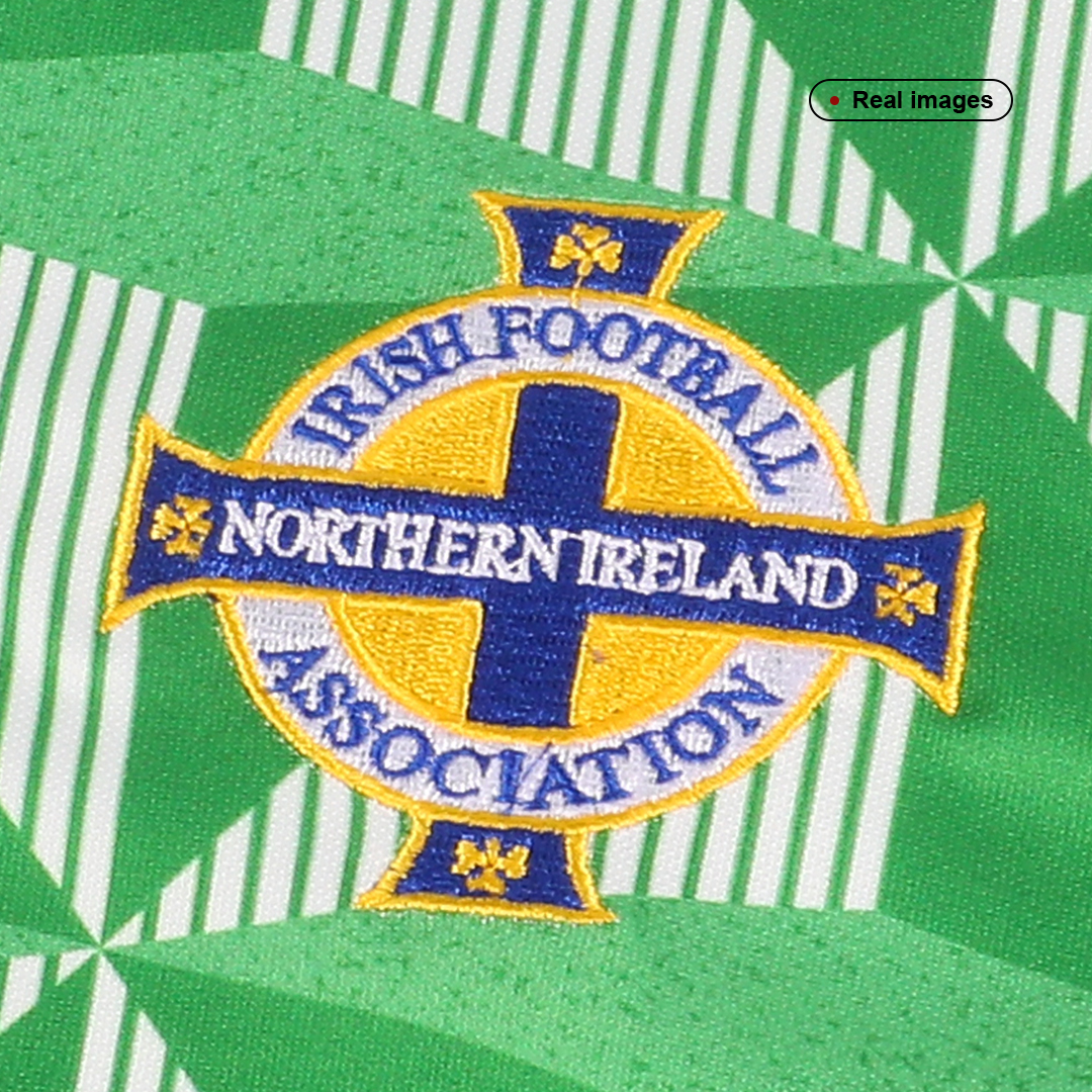 maillot Northern Ireland 1990 domicile vert Retro